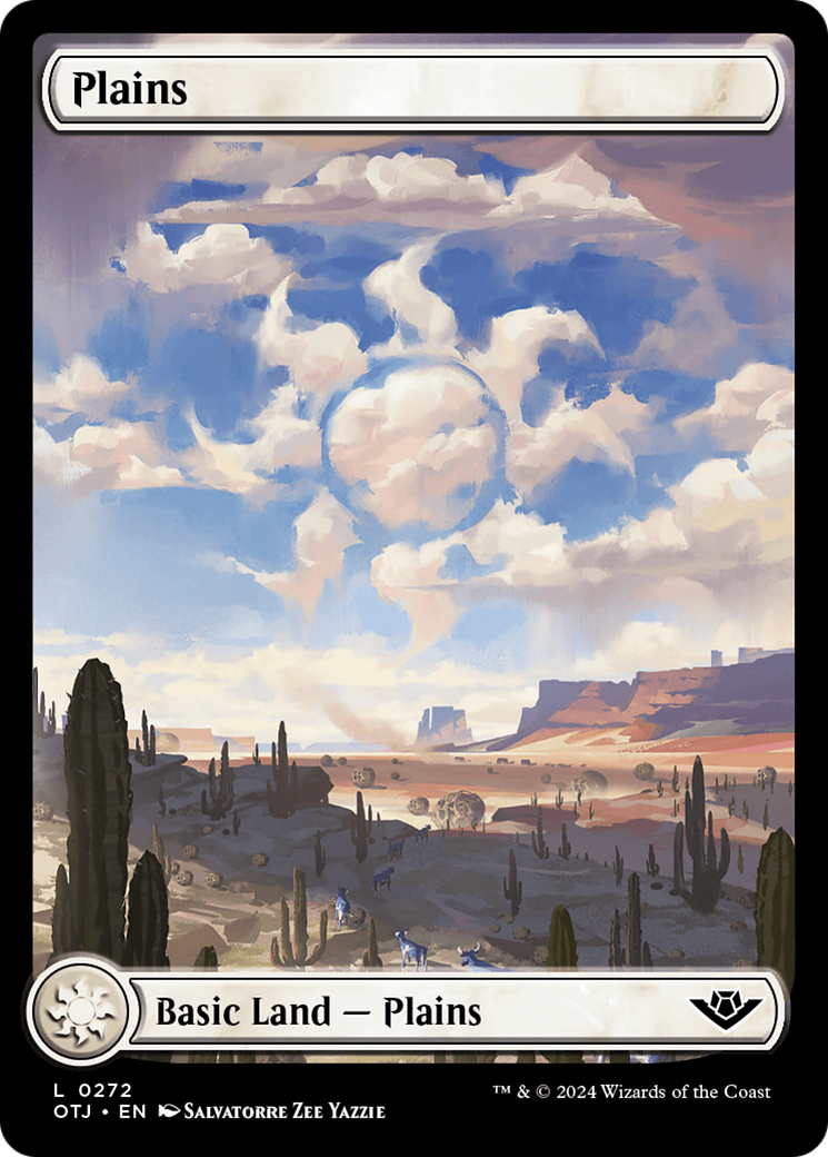 Plains (OTJ-272) - Outlaws of Thunder Junction Foil - Premium MTG Single from Wizards of the Coast - Just $0.26! Shop now at Game Crave Tournament Store