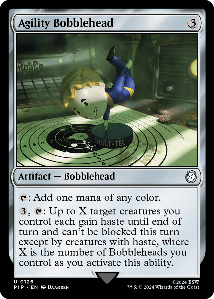 Agility Bobblehead (PIP-126) - Fallout - Premium MTG Single from Wizards of the Coast - Just $0.58! Shop now at Game Crave Tournament Store