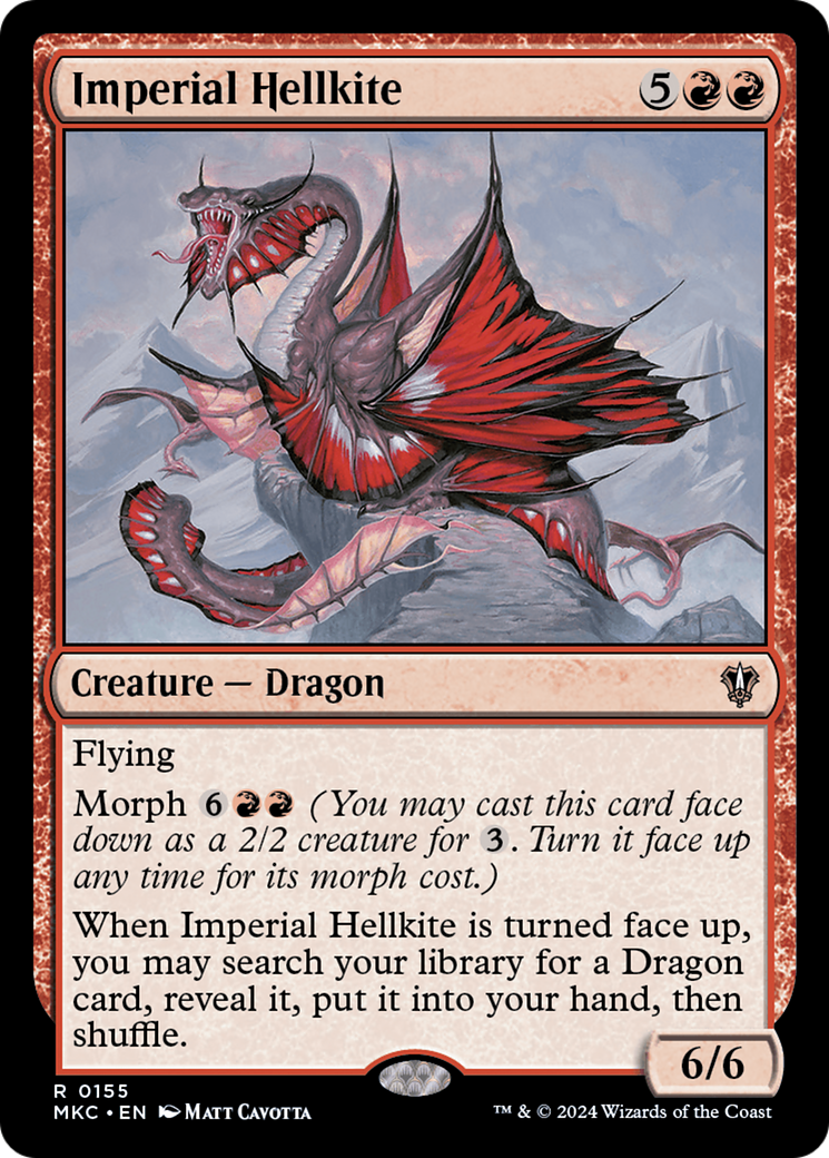 Imperial Hellkite (MKC-155) - Murders at Karlov Manor Commander - Premium MTG Single from Wizards of the Coast - Just $0.25! Shop now at Game Crave Tournament Store