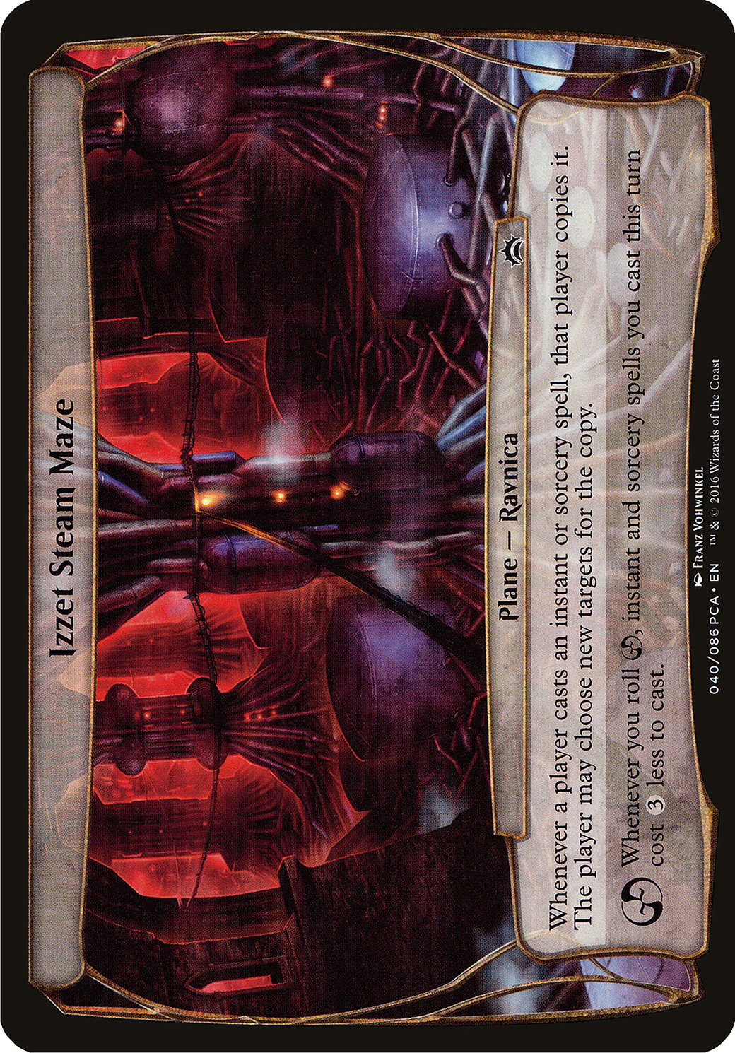 Izzet Steam Maze (OPCA-040) - Planechase Anthology Planes