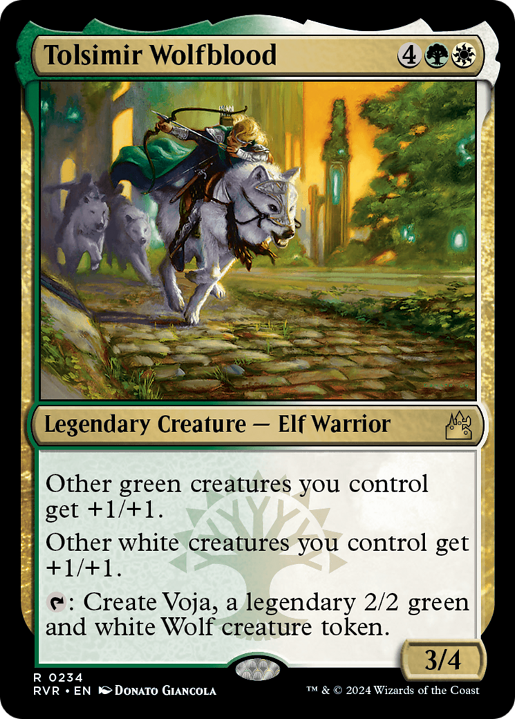 Tolsimir Wolfblood (RVR-234) - Ravnica Remastered - Premium MTG Single from Wizards of the Coast - Just $0.74! Shop now at Game Crave Tournament Store