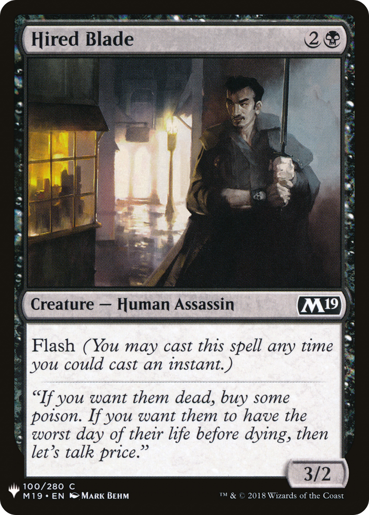 Hired Blade (MB1-686) - Mystery Booster