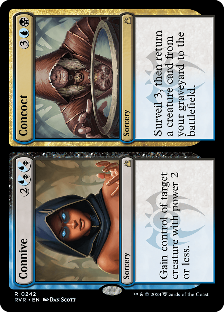 Connive // Concoct (RVR-242) - Ravnica Remastered - Premium MTG Single from Wizards of the Coast - Just $0.25! Shop now at Game Crave Tournament Store