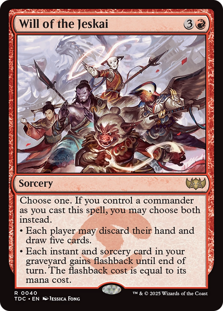 Will of the Jeskai (TDC-040) - Tarkir: Dragonstorm Commander - Premium MTG Single from Wizards of the Coast - Just $1.49! Shop now at Game Crave Tournament Store