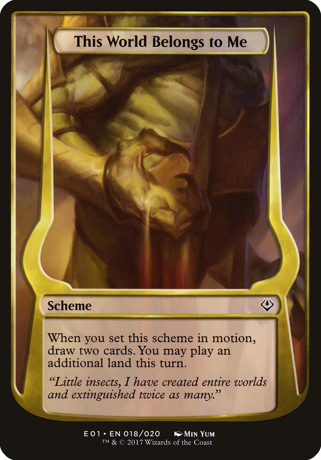 This World Belongs to Me (OE01-18★) - Archenemy: Nicol Bolas Schemes