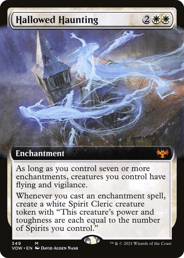 Hallowed Haunting (VOW-349) - Innistrad: Crimson Vow: (Extended Art) - Premium MTG Single from Wizards of the Coast - Just $1.85! Shop now at Game Crave Tournament Store