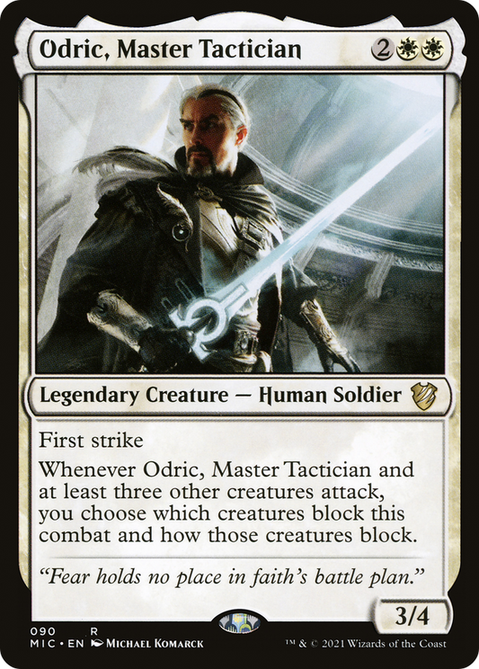 Odric, Master Tactician (MIC-090) - Midnight Hunt Commander - Premium MTG Single from Wizards of the Coast - Just $0.34! Shop now at Game Crave Tournament Store