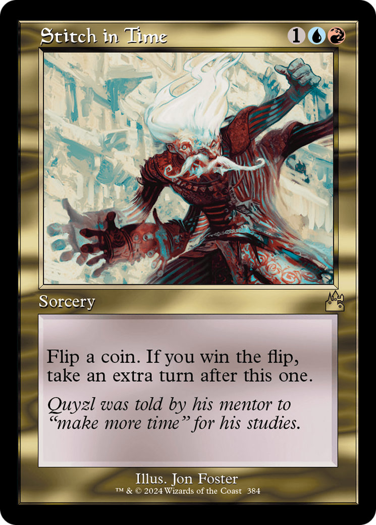 Stitch in Time (RVR-384) - Ravnica Remastered - Premium MTG Single from Wizards of the Coast - Just $0.31! Shop now at Game Crave Tournament Store