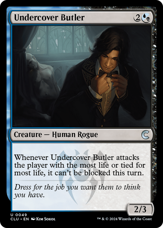 Undercover Butler (CLU-049) - Ravnica: Clue Edition - Premium MTG Single from Wizards of the Coast - Just $0.25! Shop now at Game Crave Tournament Store