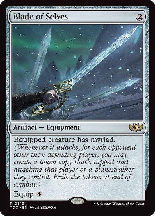 Blade of Selves (TDC-313) - Tarkir: Dragonstorm Commander - Premium MTG Single from Wizards of the Coast - Just $0.78! Shop now at Game Crave Tournament Store