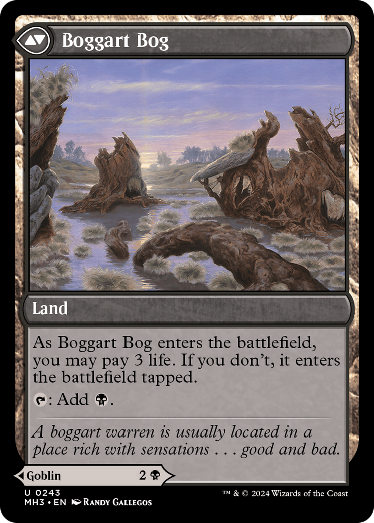 Boggart Trawler // Boggart Bog (MH3-243) - Modern Horizons 3 - Premium MTG Single from Wizards of the Coast - Just $1.43! Shop now at Game Crave Tournament Store