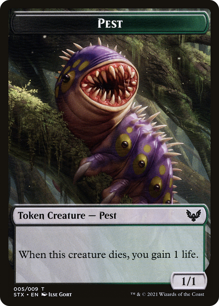 Pest (TSTX-005) - Strixhaven: School of Mages Tokens