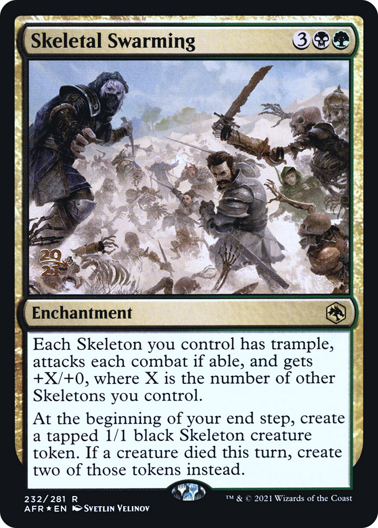 Skeletal Swarming (PAFR-232S) - Adventures in the Forgotten Realms Promos Foil