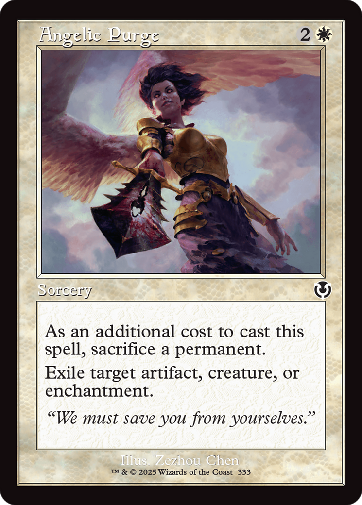 Angelic Purge (Retro Frame) (-333) - Innistrad Remastered - Premium MTG Single from Wizards of the Coast - Just $0.25! Shop now at Game Crave Tournament Store
