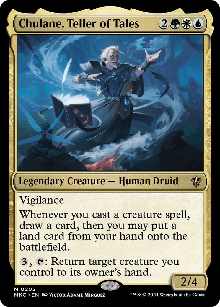Chulane, Teller of Tales (MKC-202) - Murders at Karlov Manor Commander - Premium MTG Single from Wizards of the Coast - Just $0.54! Shop now at Game Crave Tournament Store