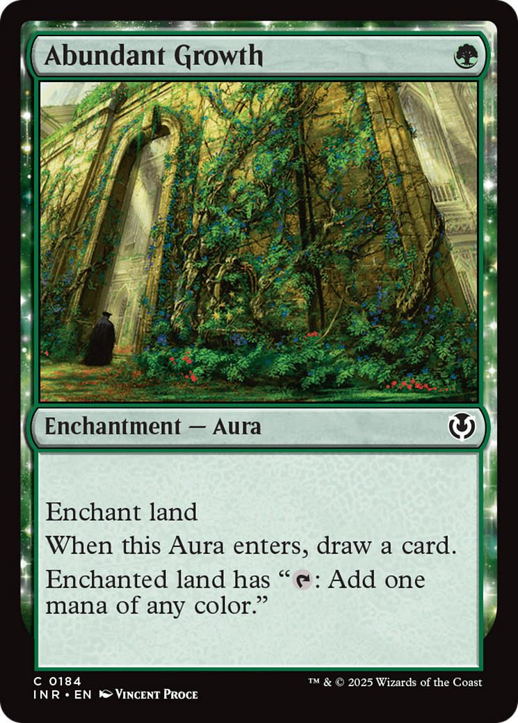 Abundant Growth (-184) - Innistrad Remastered Foil - Premium MTG Single from Wizards of the Coast - Just $0.26! Shop now at Game Crave Tournament Store