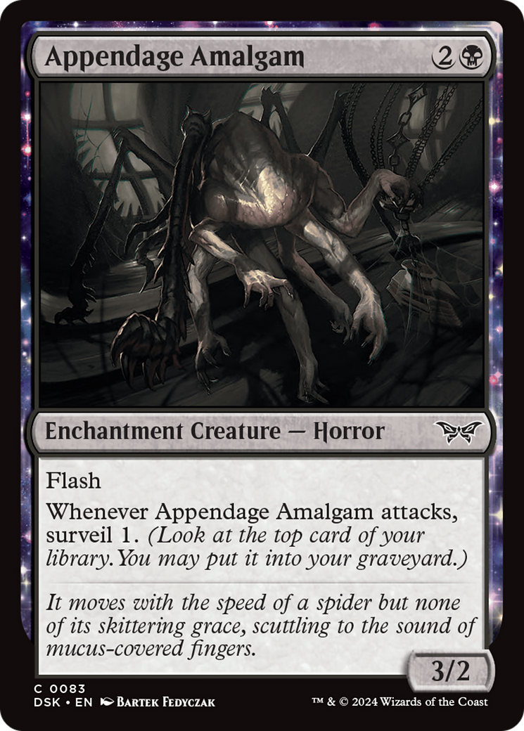 Appendage Amalgam (DSK-083) - Duskmourn: House of Horror: (nyxtouched) - Premium MTG Single from Wizards of the Coast - Just $0.25! Shop now at Game Crave Tournament Store