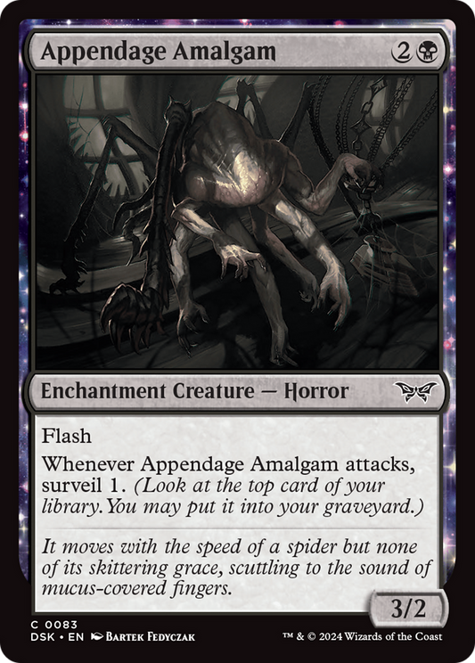 Appendage Amalgam (DSK-083) - Duskmourn: House of Horror: (nyxtouched) Foil - Premium MTG Single from Wizards of the Coast - Just $0.25! Shop now at Game Crave Tournament Store
