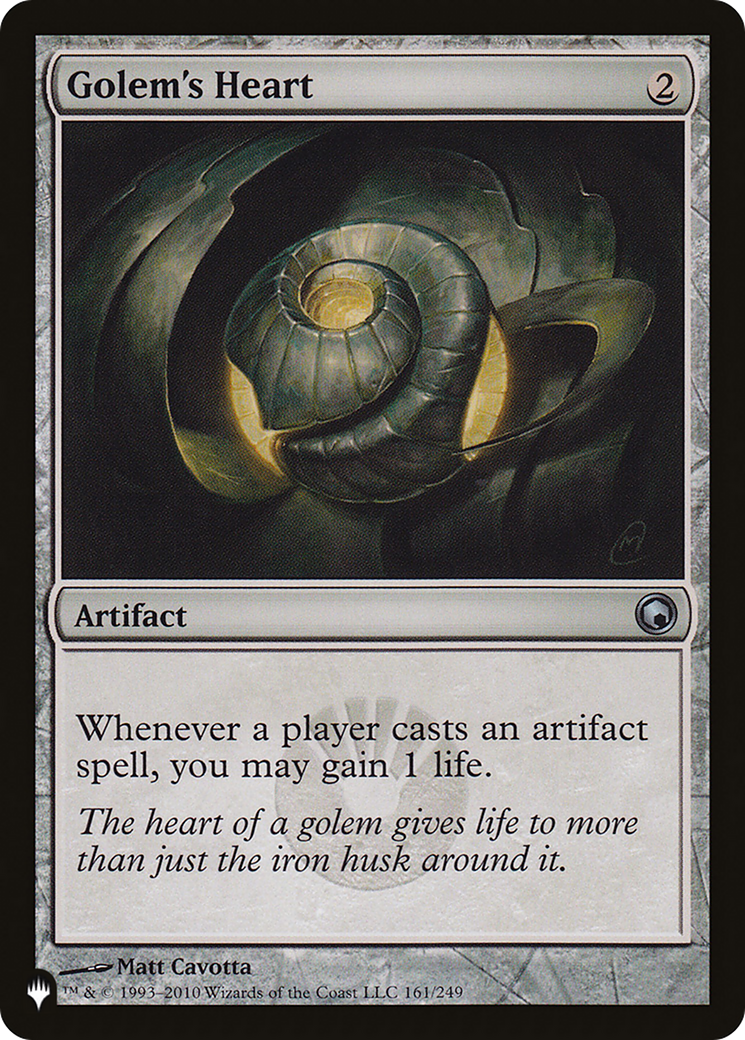 Golem's Heart (PLIST-496) - The List