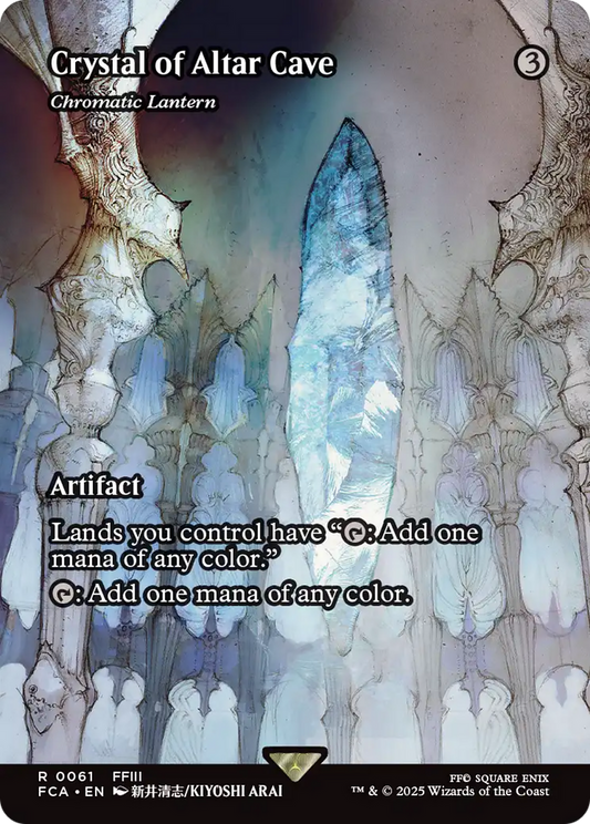 Chromatic Lantern (FCA-061) - FINAL FANTASY: Through the Ages / Crystal of Altar Cave (Borderless) Foil - Premium MTG Single from Wizards of the Coast - Just $10.88! Shop now at Game Crave Tournament Store