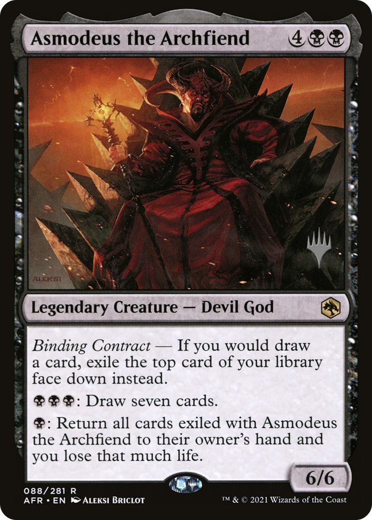 Asmodeus the Archfiend (PAFR-88P) - Adventures in the Forgotten Realms Promos Foil