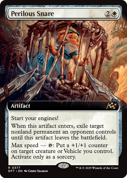 Perilous Snare (Extended Art) (DFT-377) - Aetherdrift Foil - Premium MTG Single from Wizards of the Coast - Just $0.10! Shop now at Game Crave Tournament Store