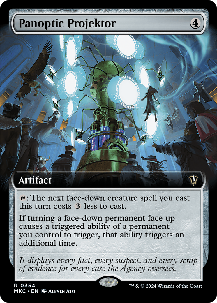 Panoptic Projektor (MKC-354) - Murders at Karlov Manor Commander: (Extended Art) - Premium MTG Single from Wizards of the Coast - Just $0.31! Shop now at Game Crave Tournament Store