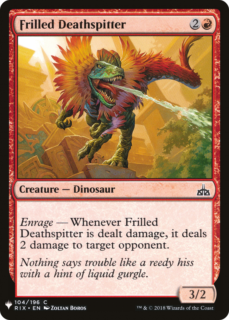 Frilled Deathspitter (MB1-938) - Mystery Booster