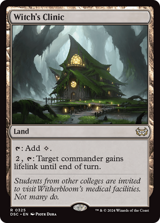 Witch's Clinic (DSC-325) - Duskmourn: House of Horror Commander - Premium MTG Single from Wizards of the Coast - Just $3.59! Shop now at Game Crave Tournament Store