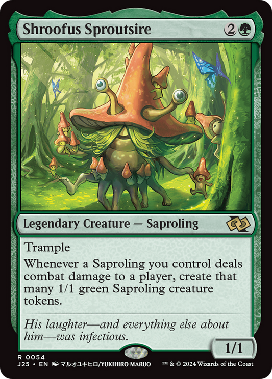 Shroofus Sproutsire (J25-054) - Foundations Jumpstart - Premium MTG Single from Wizards of the Coast - Just $6! Shop now at Game Crave Tournament Store