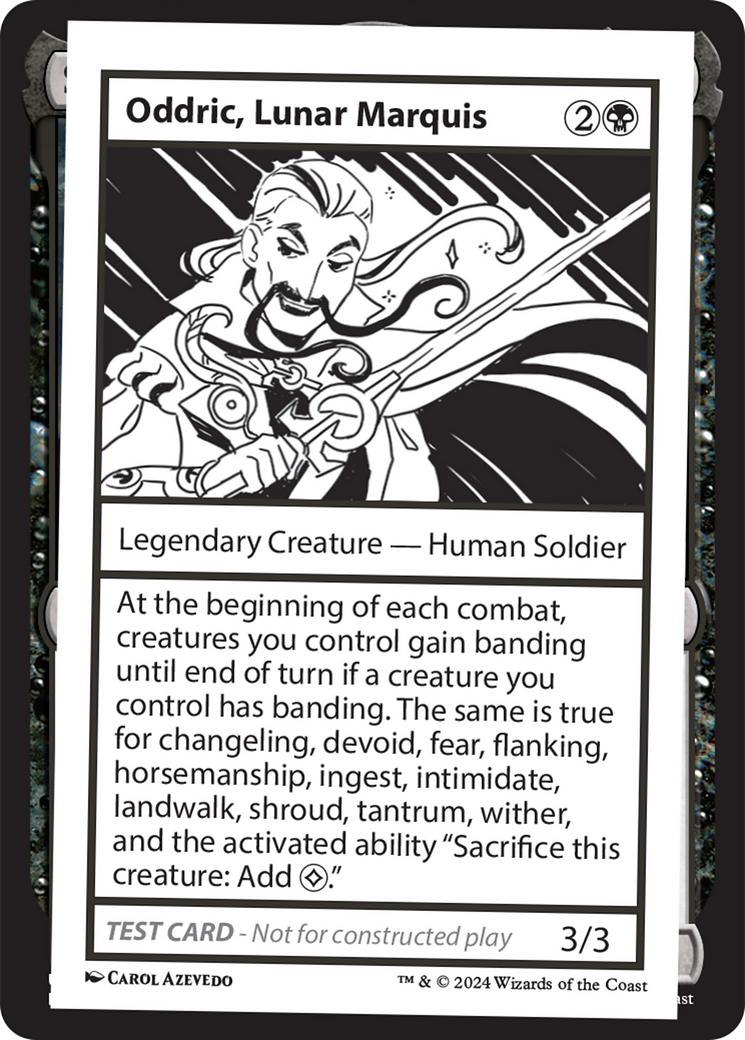 Oddric, Lunar Marquis (MB2-315) - Mystery Booster 2 - Premium MTG Single from Wizards of the Coast - Just $0.25! Shop now at Game Crave Tournament Store