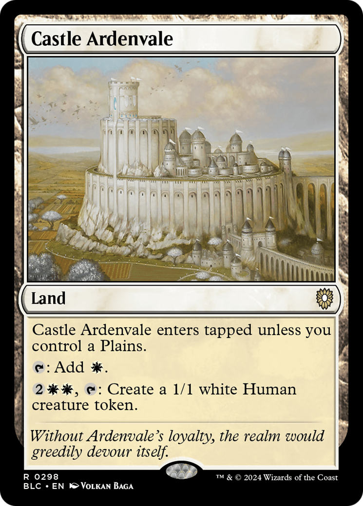 Castle Ardenvale (BLC-298) - Bloomburrow Commander - Premium MTG Single from Wizards of the Coast - Just $0.25! Shop now at Game Crave Tournament Store