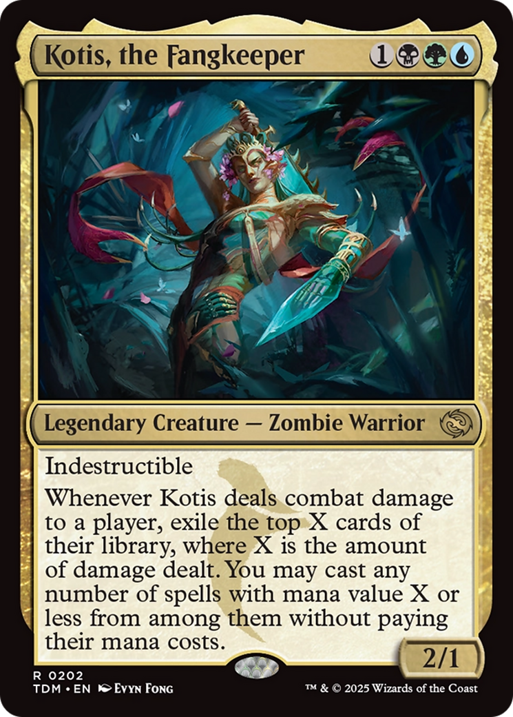 Kotis, the Fangkeeper (TDM-202) - Tarkir: Dragonstorm Foil - Premium MTG Single from Wizards of the Coast - Just $0.12! Shop now at Game Crave Tournament Store