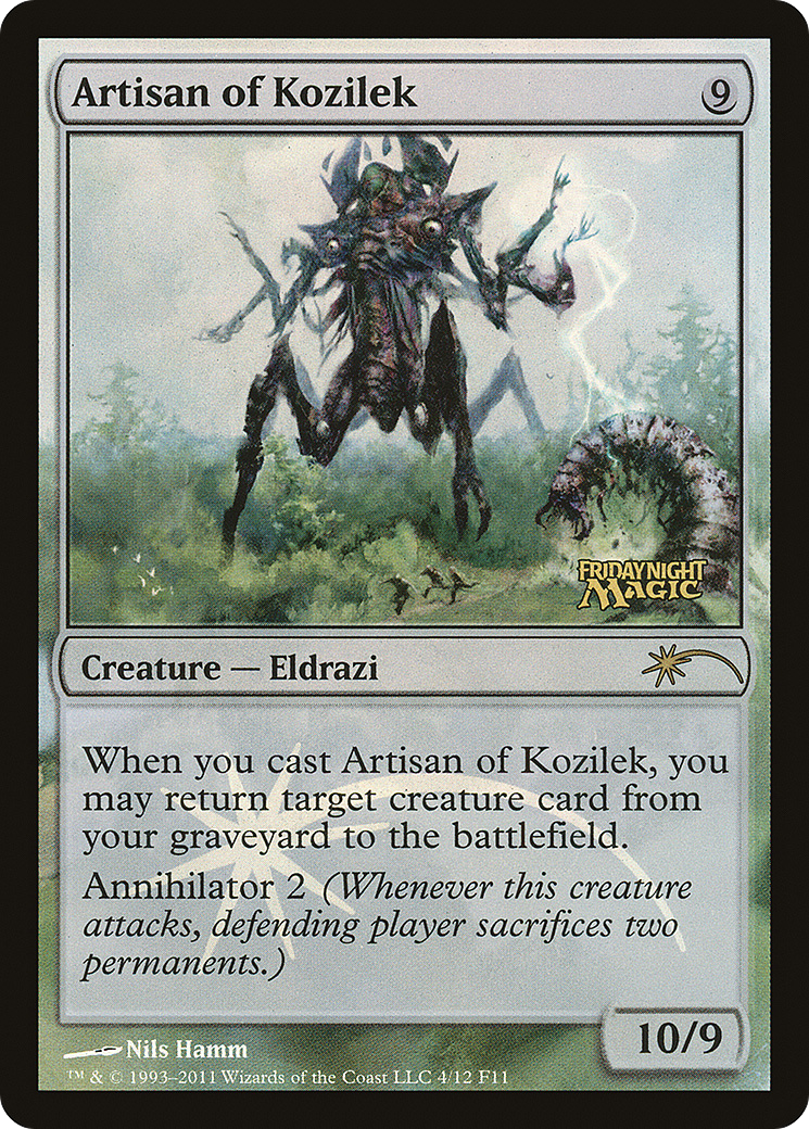 Artisan of Kozilek (F11-004) - Friday Night Magic 2011 Foil