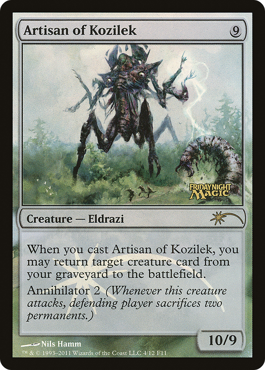 Artisan of Kozilek (F11-004) - Friday Night Magic 2011 Foil