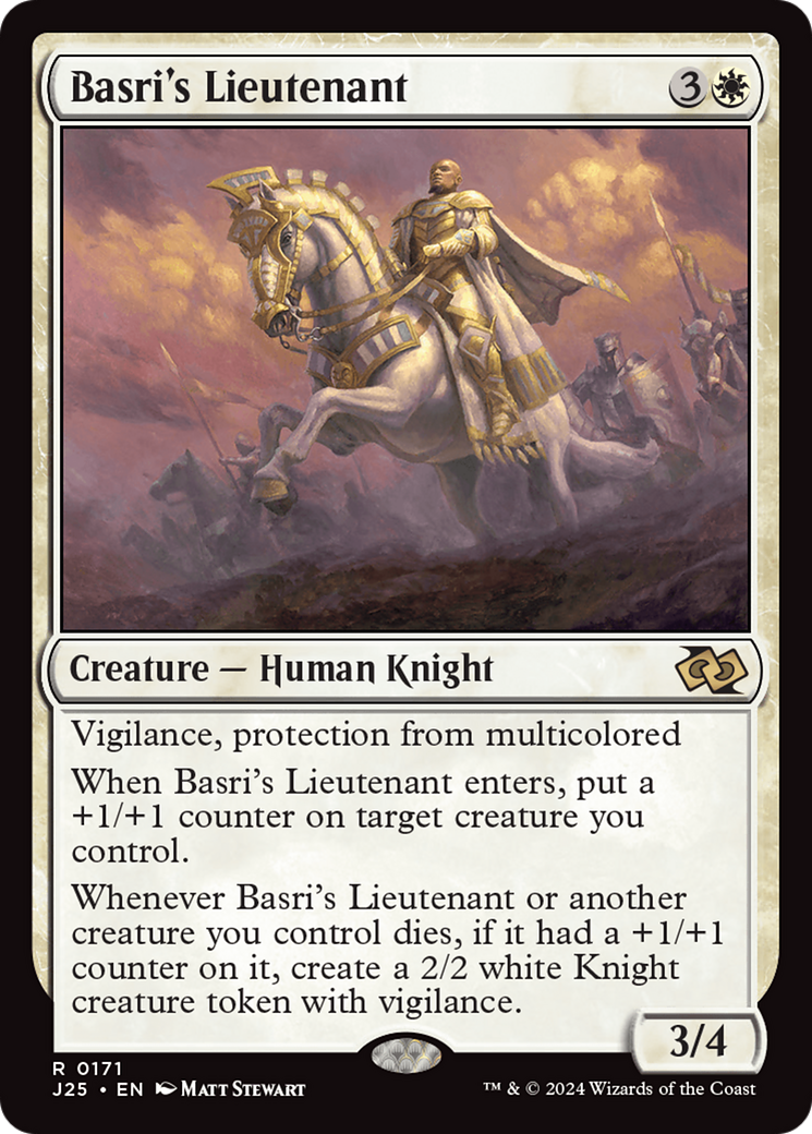 Basri's Lieutenant (J25-171) - Foundations Jumpstart - Premium MTG Single from Wizards of the Coast - Just $0.25! Shop now at Game Crave Tournament Store