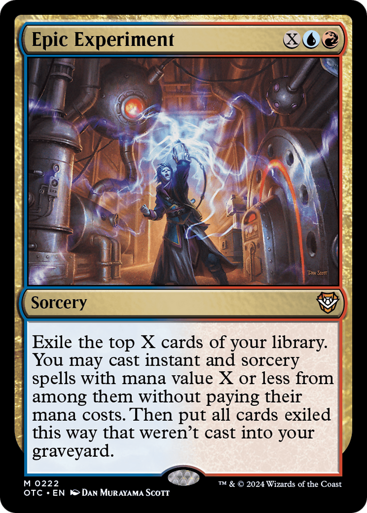 Epic Experiment (OTC-222) - Outlaws of Thunder Junction Commander - Premium MTG Single from Wizards of the Coast - Just $0.25! Shop now at Game Crave Tournament Store