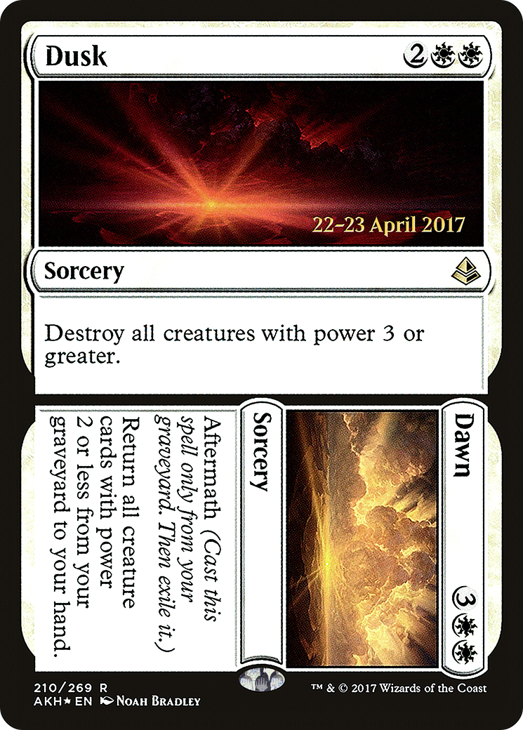 Dusk // Dawn (PAKH-210S) - Amonkhet Promos Foil