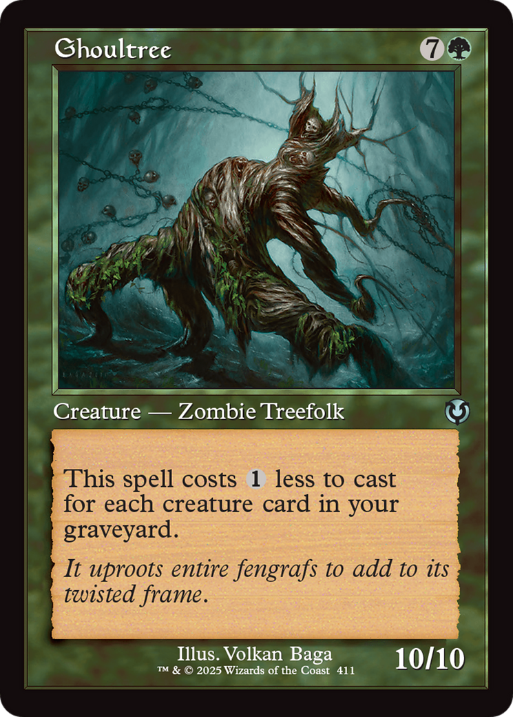 Ghoultree (Retro Frame) (-411) - Innistrad Remastered - Premium MTG Single from Wizards of the Coast - Just $0.25! Shop now at Game Crave Tournament Store
