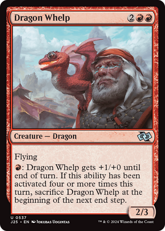 Dragon Whelp (J25-537) - Foundations Jumpstart - Premium MTG Single from Wizards of the Coast - Just $0.25! Shop now at Game Crave Tournament Store