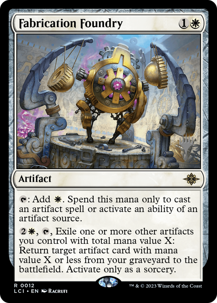 Fabrication Foundry (PLCI-12P) - The Lost Caverns of Ixalan Promos Foil - Premium MTG Single from Wizards of the Coast - Just $0.28! Shop now at Game Crave Tournament Store