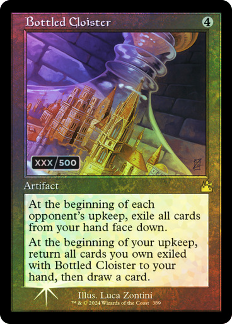 Bottled Cloister (RVR-389Z) - Ravnica Remastered Foil - Premium MTG Single from Wizards of the Coast - Just $69.73! Shop now at Game Crave Tournament Store
