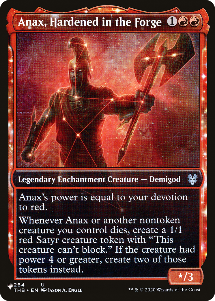 Anax, Hardened in the Forge (PLIST-123) - The List: (nyxtouched, Showcase)