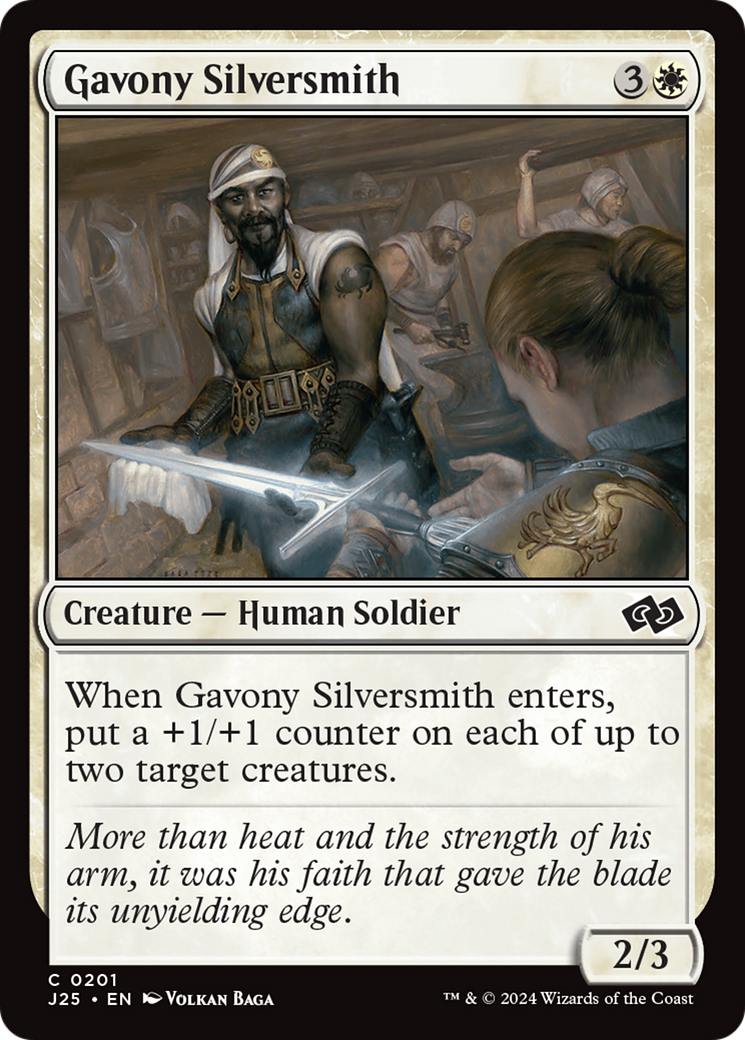 Gavony Silversmith (J25-201) - Foundations Jumpstart - Premium MTG Single from Wizards of the Coast - Just $0.25! Shop now at Game Crave Tournament Store