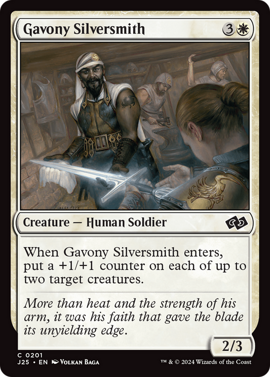 Gavony Silversmith (J25-201) - Foundations Jumpstart - Premium MTG Single from Wizards of the Coast - Just $0.25! Shop now at Game Crave Tournament Store