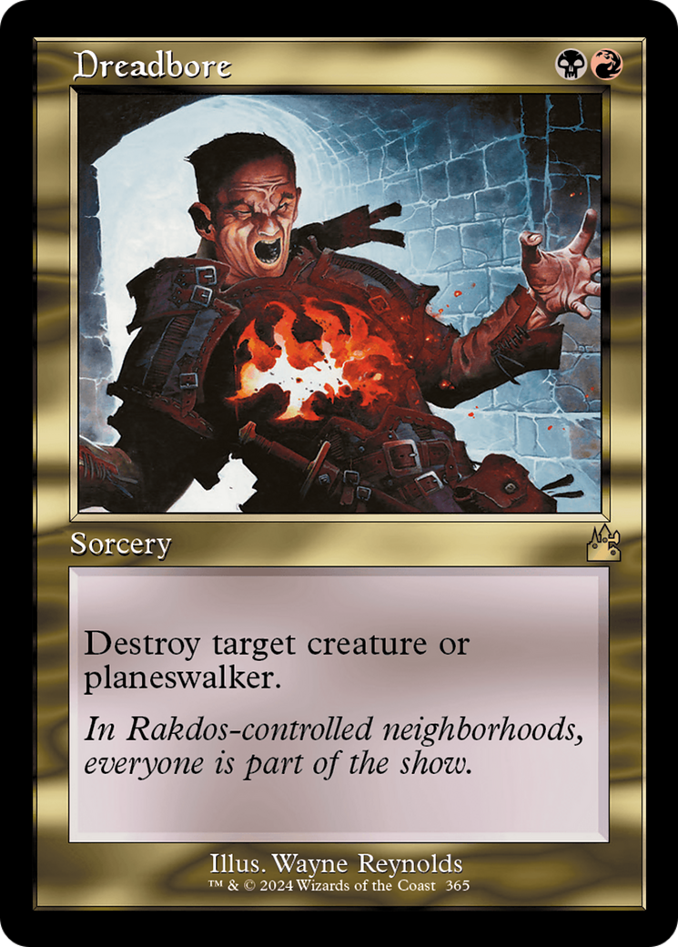 Dreadbore (RVR-365) - Ravnica Remastered - Premium MTG Single from Wizards of the Coast - Just $0.25! Shop now at Game Crave Tournament Store