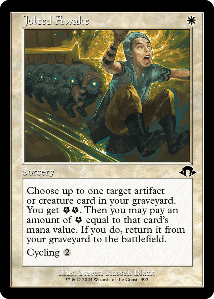 Jolted Awake (MH3-392) - Modern Horizons 3 Foil - Premium MTG Single from Wizards of the Coast - Just $0.25! Shop now at Game Crave Tournament Store