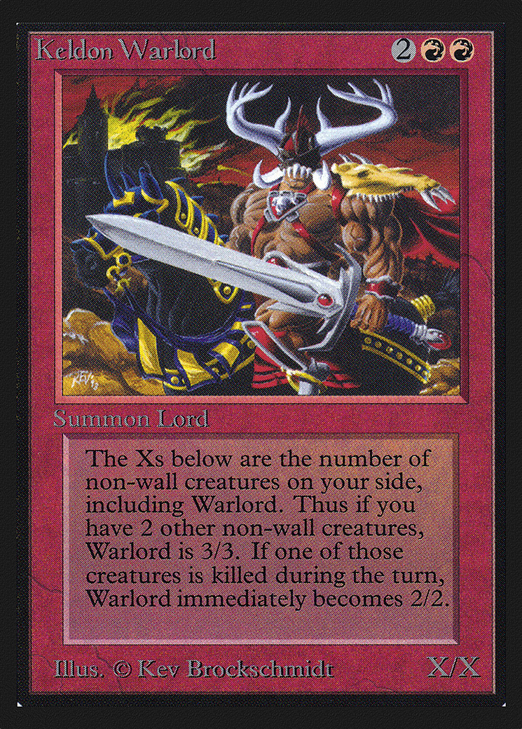 Keldon Warlord (CEI-161) - Intl. Collectors' Edition