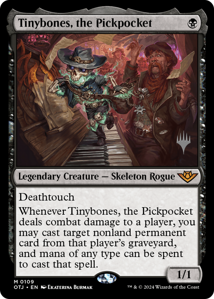 Tinybones, the Pickpocket (POTJ-109P) - Outlaws of Thunder Junction Promos - Premium MTG Single from Wizards of the Coast - Just $3.82! Shop now at Game Crave Tournament Store