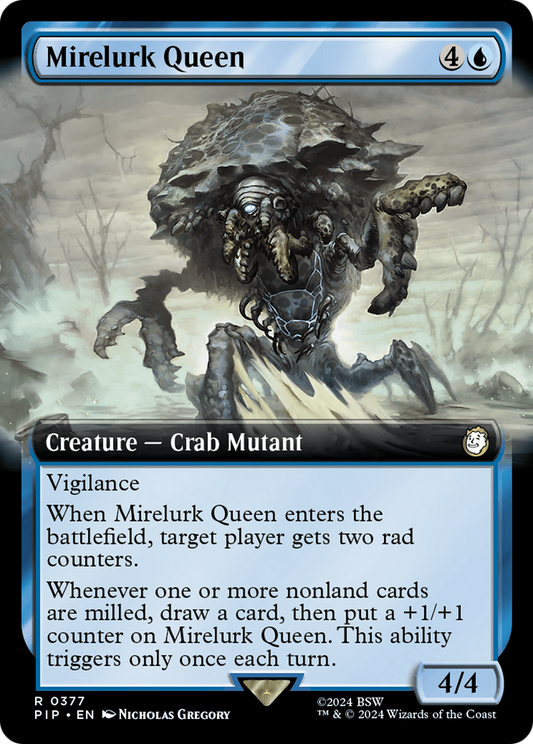 Mirelurk Queen (PIP-377) - Fallout: (Extended Art) - Premium MTG Single from Wizards of the Coast - Just $0.33! Shop now at Game Crave Tournament Store
